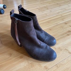 Dolce Vita Brown Suede Booties
